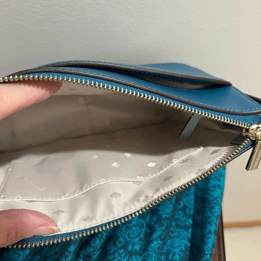 Kate Spade Peacock Crossbody Bag with Gold Hardware - Picture 6 of 10